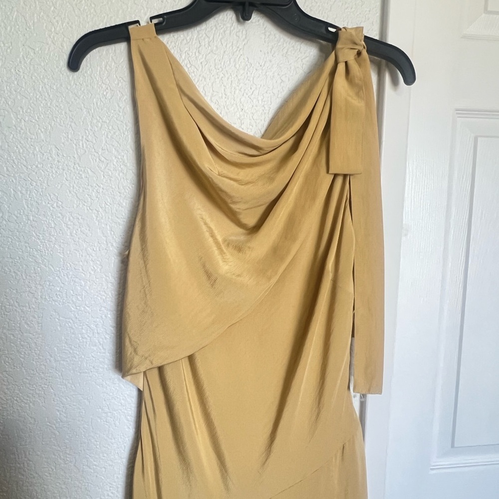 Jewel by Badgley Mischka Harper Boat Neck Draped Gown NWOT - Picture 5 of 14